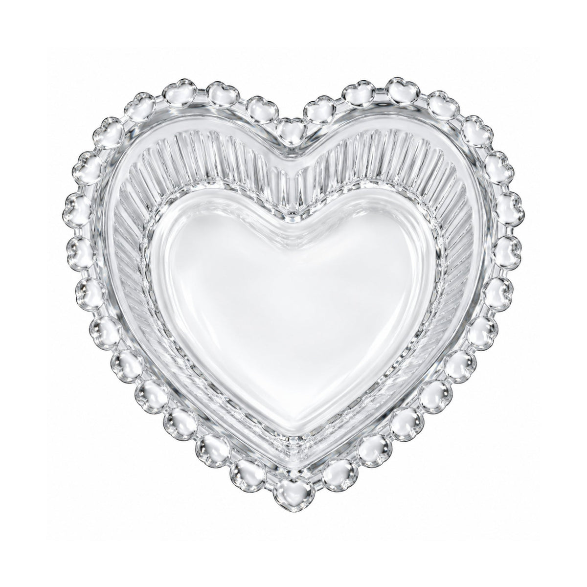 Heart Candy Bowls on Metal Stand – Decorative Serving & Snack Bowl Set