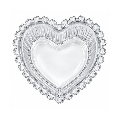 Heart Candy Bowls on Metal Stand – Decorative Serving & Snack Bowl Set