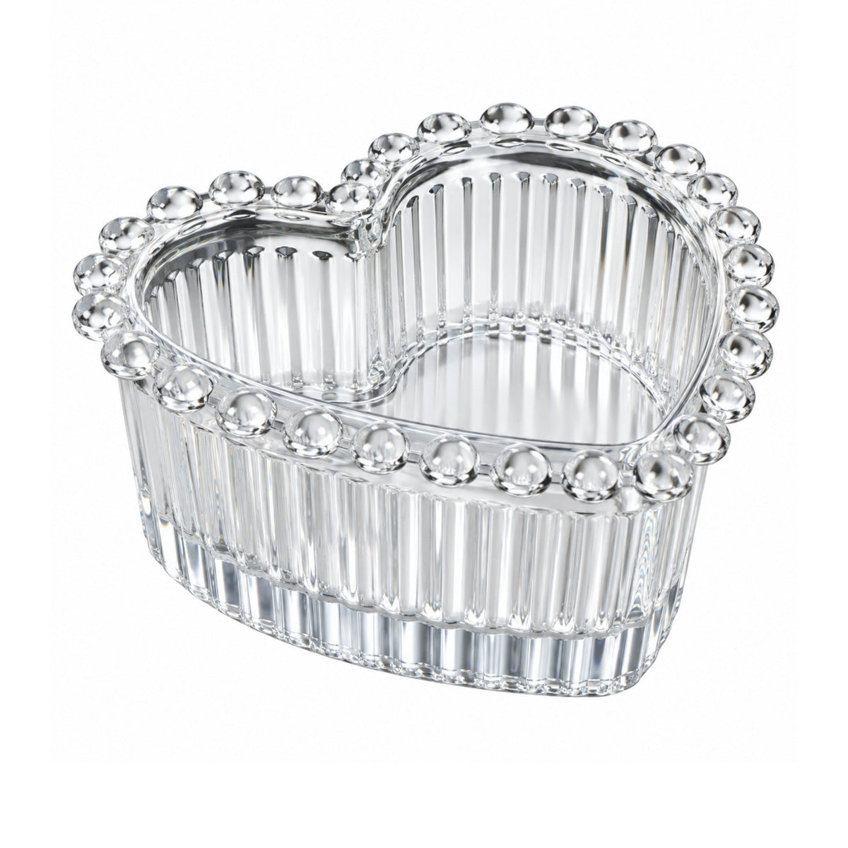 Heart Candy Bowls on Metal Stand – Decorative Serving & Snack Bowl Set