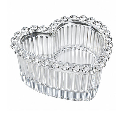 Heart Candy Bowls on Metal Stand – Decorative Serving & Snack Bowl Set
