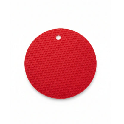 Heat Resistant Silicone Round Pot Mat & Trivet for Kitchen