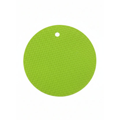 Heat Resistant Silicone Round Pot Mat & Trivet for Kitchen