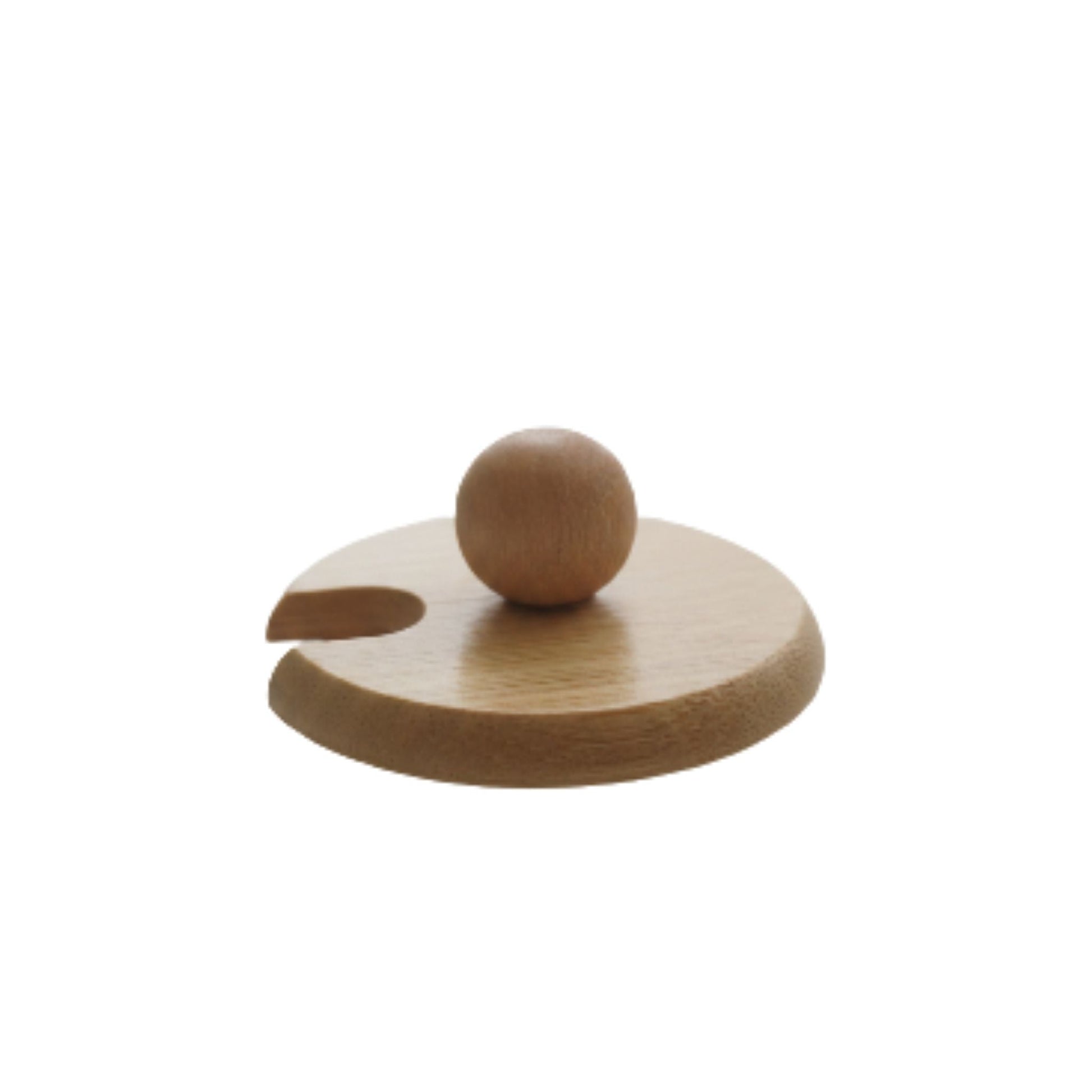 Honey Jar Lid On White Background