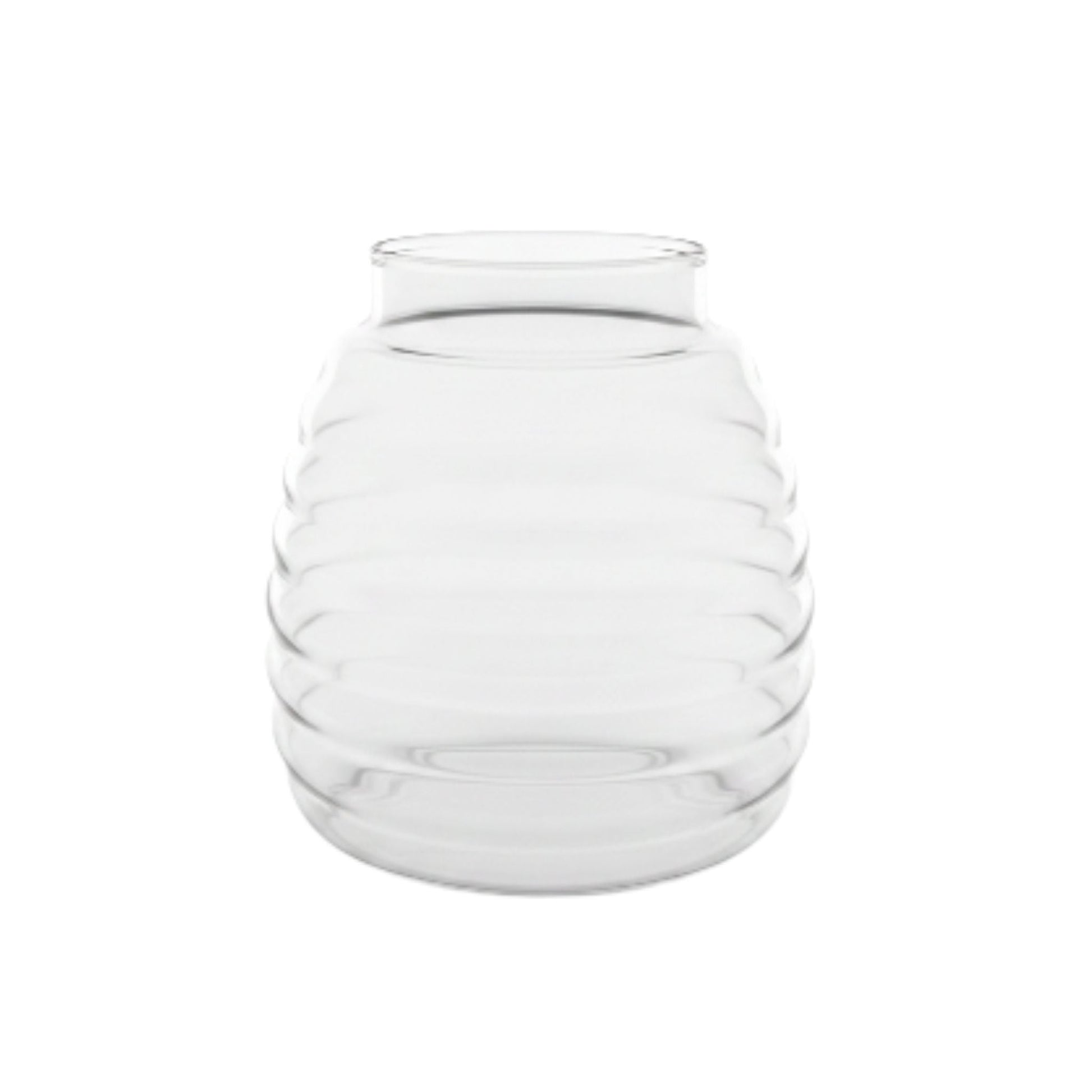 Honey Jar On White Background