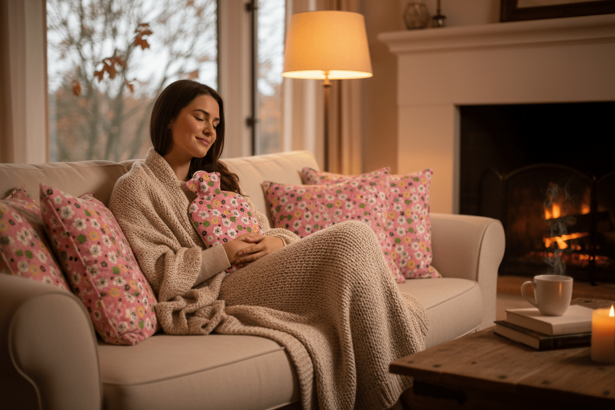Hot Water Bottle - Floral