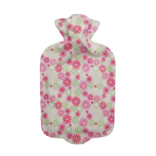 Hot Water Bottle - Light Pink Flower