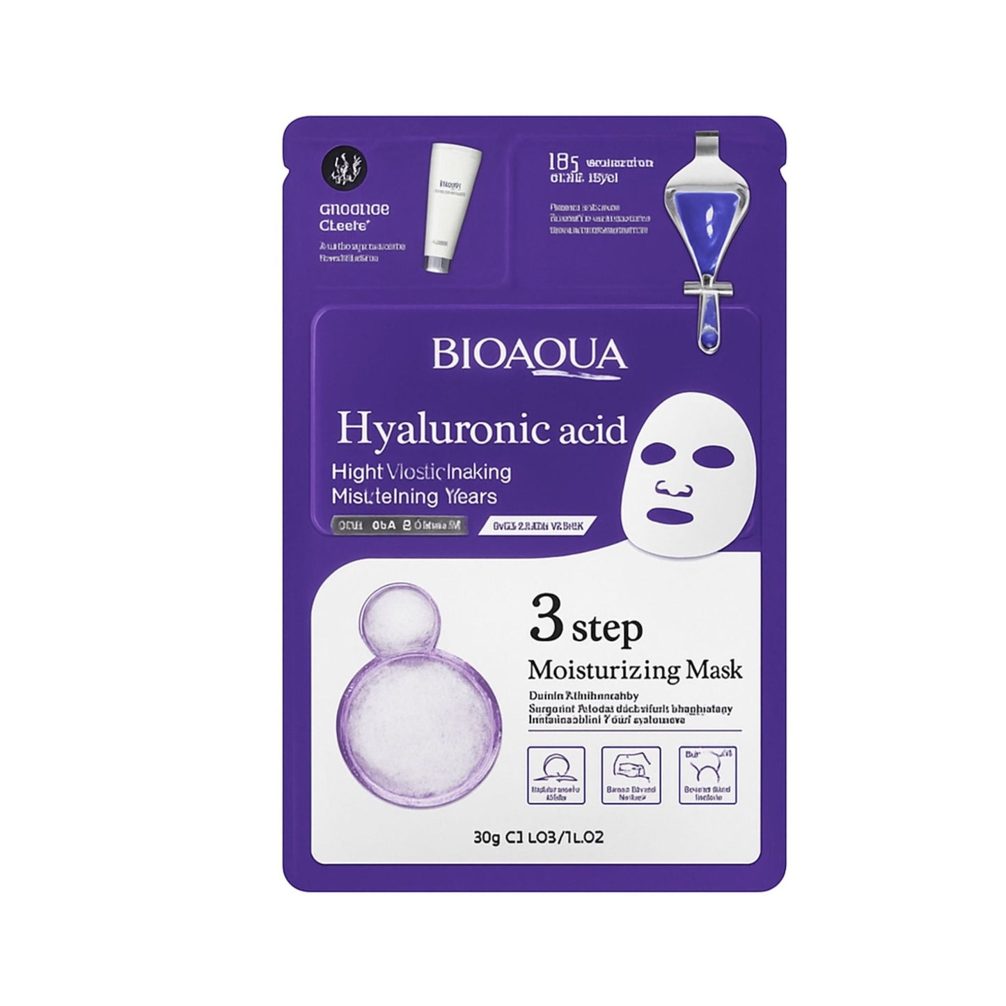 Hyaluronic Acid 3 Step Moisturizing Mask