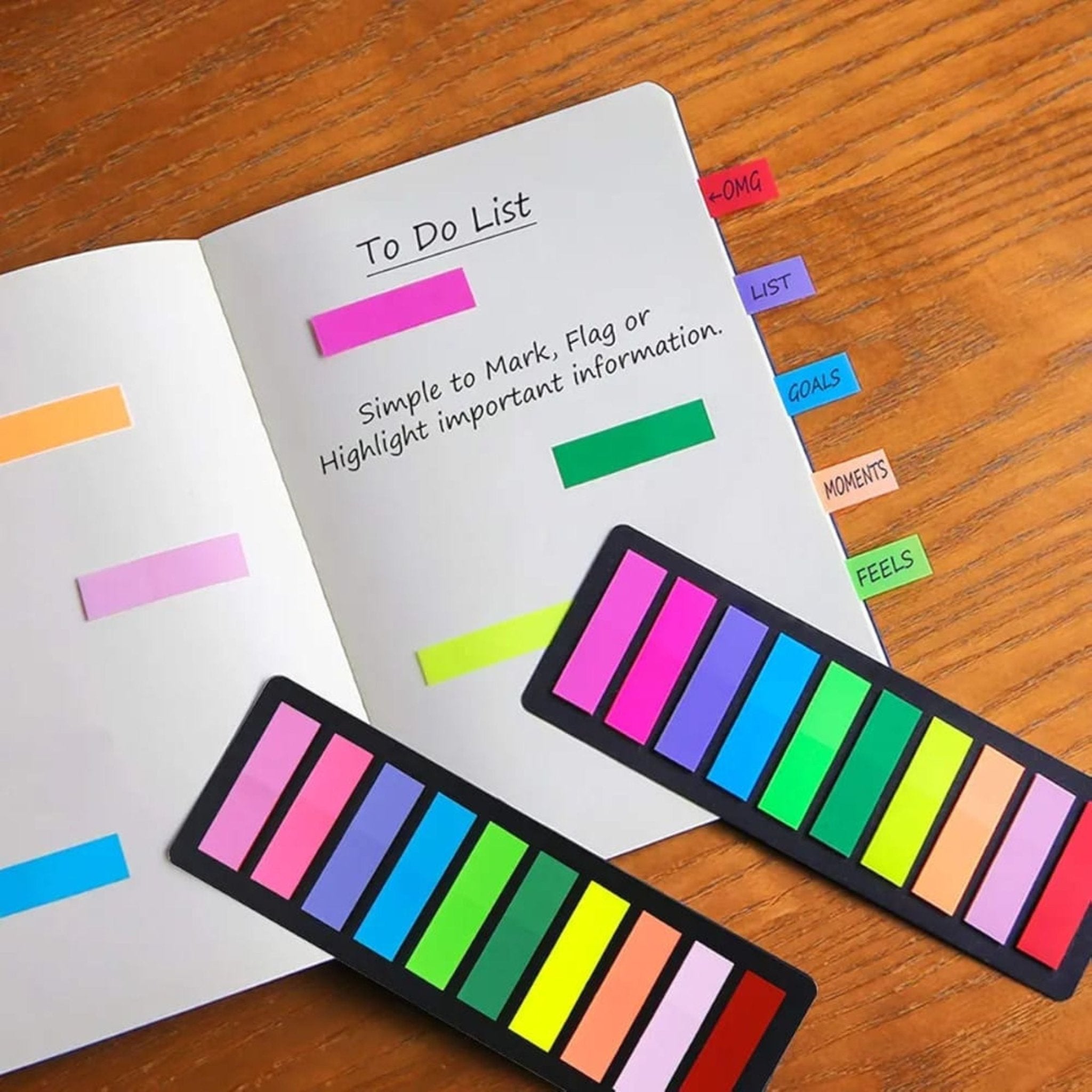 Note Tabvs Index Sticky Note Tabs 200pc – Colour Page Markers – Value Cart
