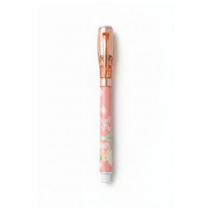 Invisible Ink Pen with UV Light | Secret Message Spy Pen Peach On White Background
