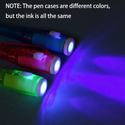 Invisible Ink Pen with UV Light | Secret Message Spy Pen