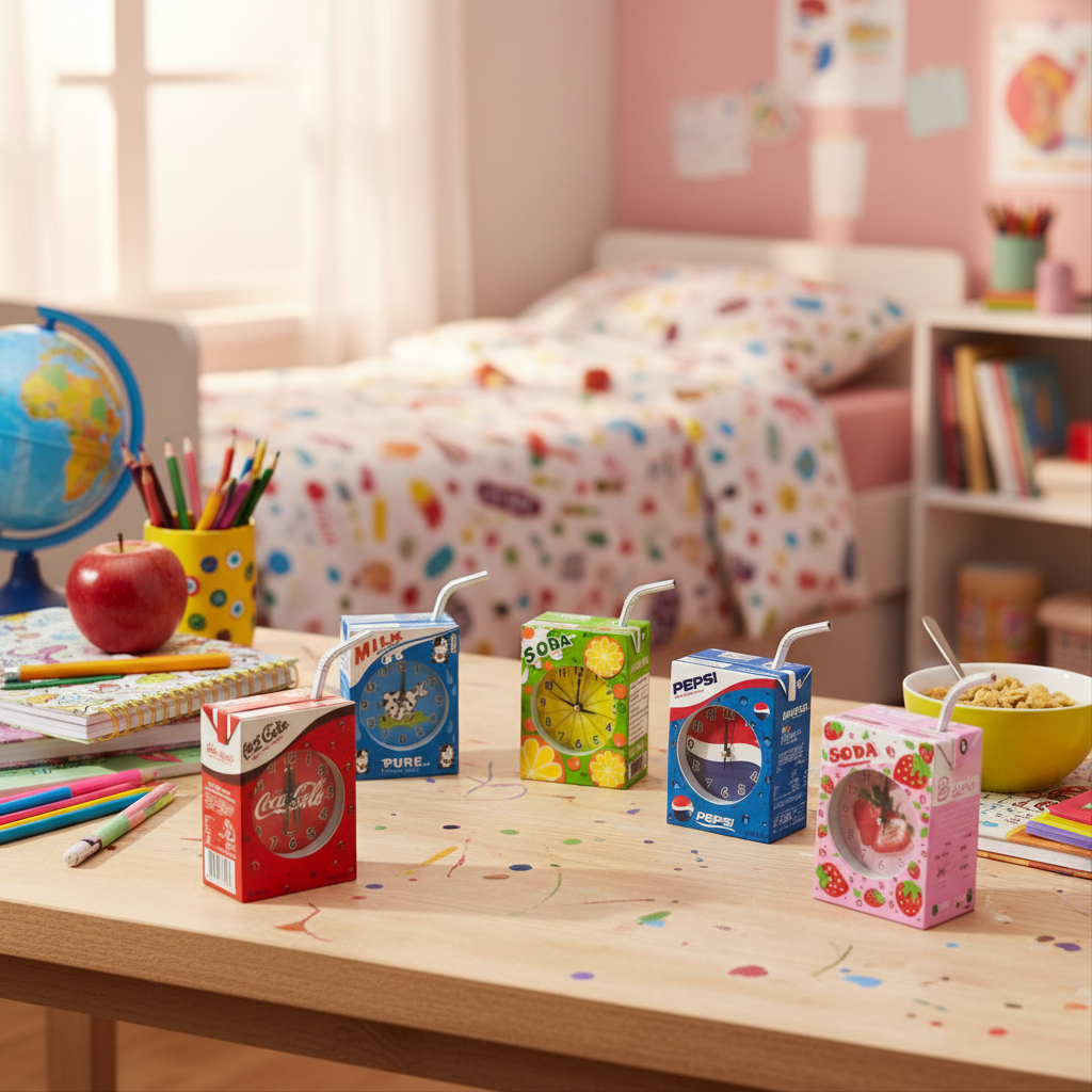 Juice Box Alarm Clock