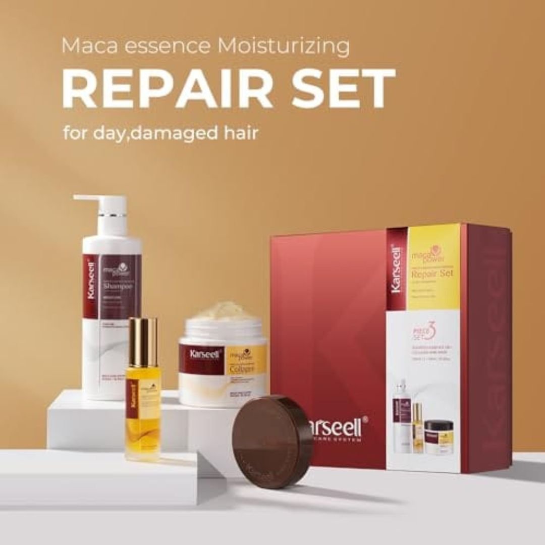 Karseel Gift Set 1 Shampoo,Mask,Oil