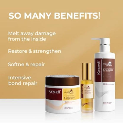 Karseel Gift Set 1 Shampoo,Mask,Oil