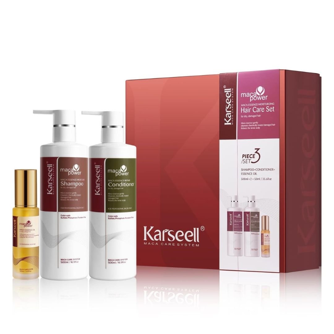 Karseel Gift Set 2 Shampoo,Conditioner,Oil
