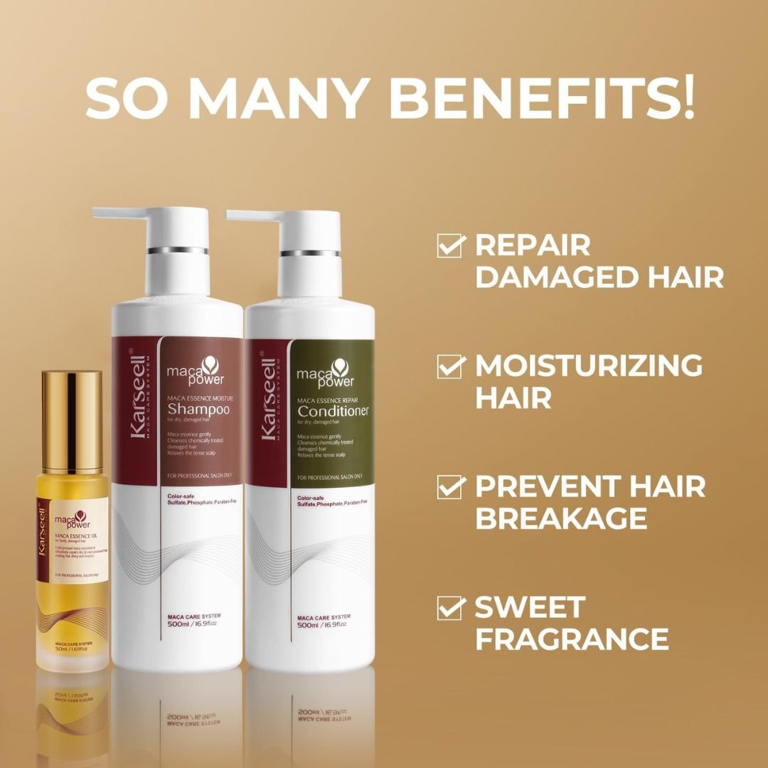 Karseel Gift Set 2 Shampoo,Conditioner,Oil