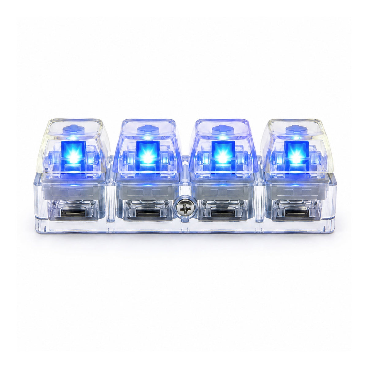 Keyboard Fidget Keychain – Light-Up Clicking Sensory Stress Relief Fidget Toy with Key Buttons