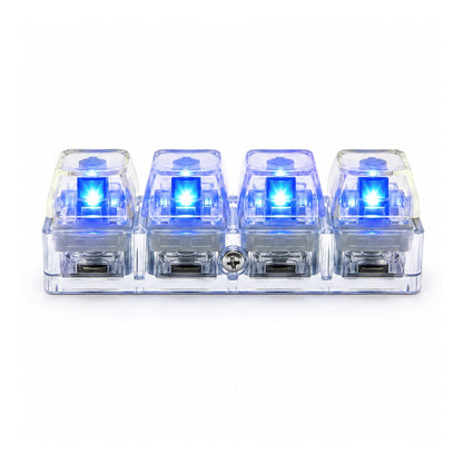 Keyboard Fidget Keychain – Light-Up Clicking Sensory Stress Relief Fidget Toy with Key Buttons