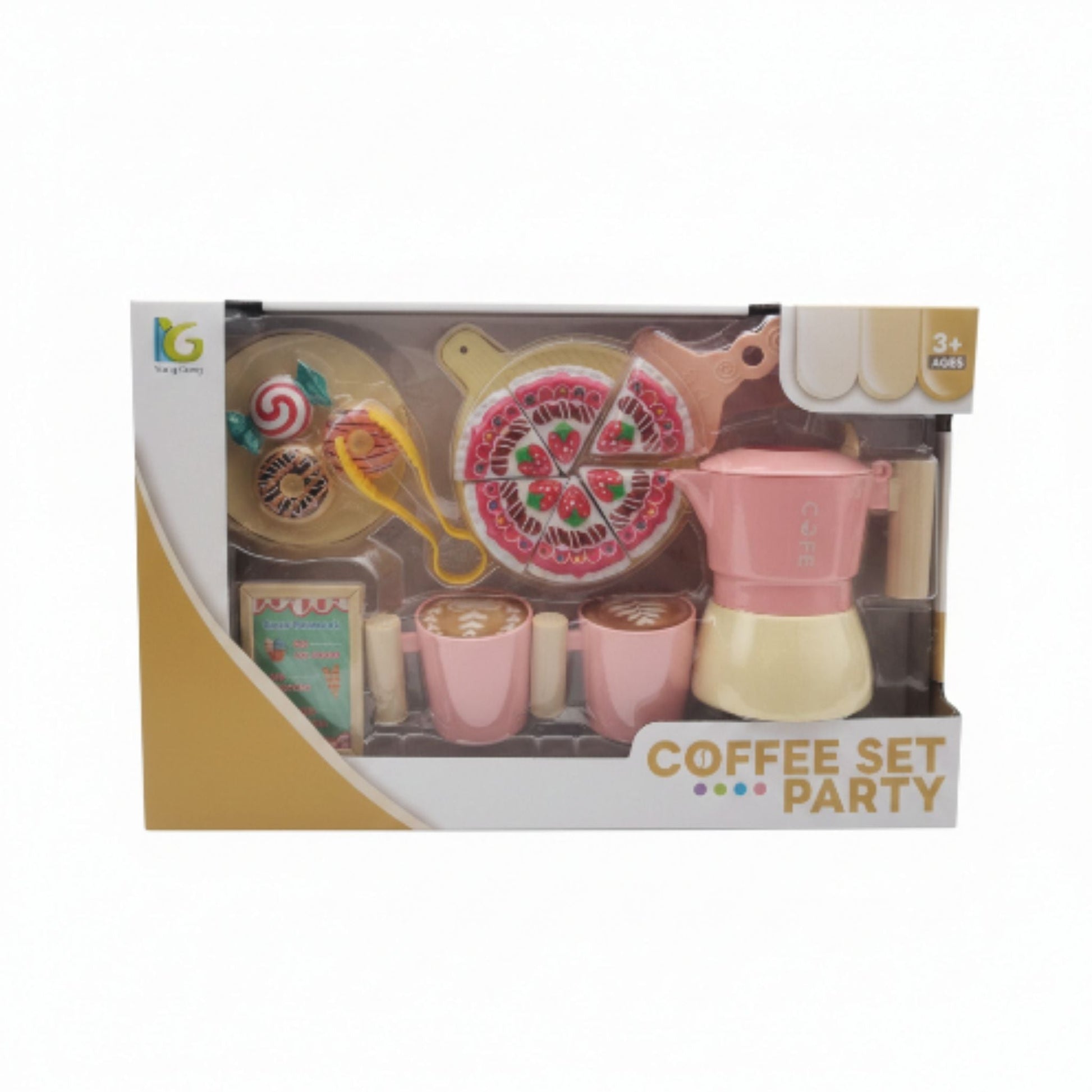 Kids Coffee Party Set - Pink