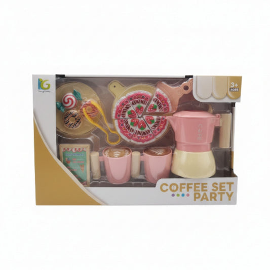 Kids Coffee Party Set - Pink