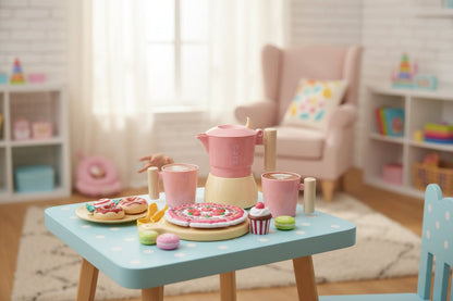 Kids Coffee Party Set - Pink
