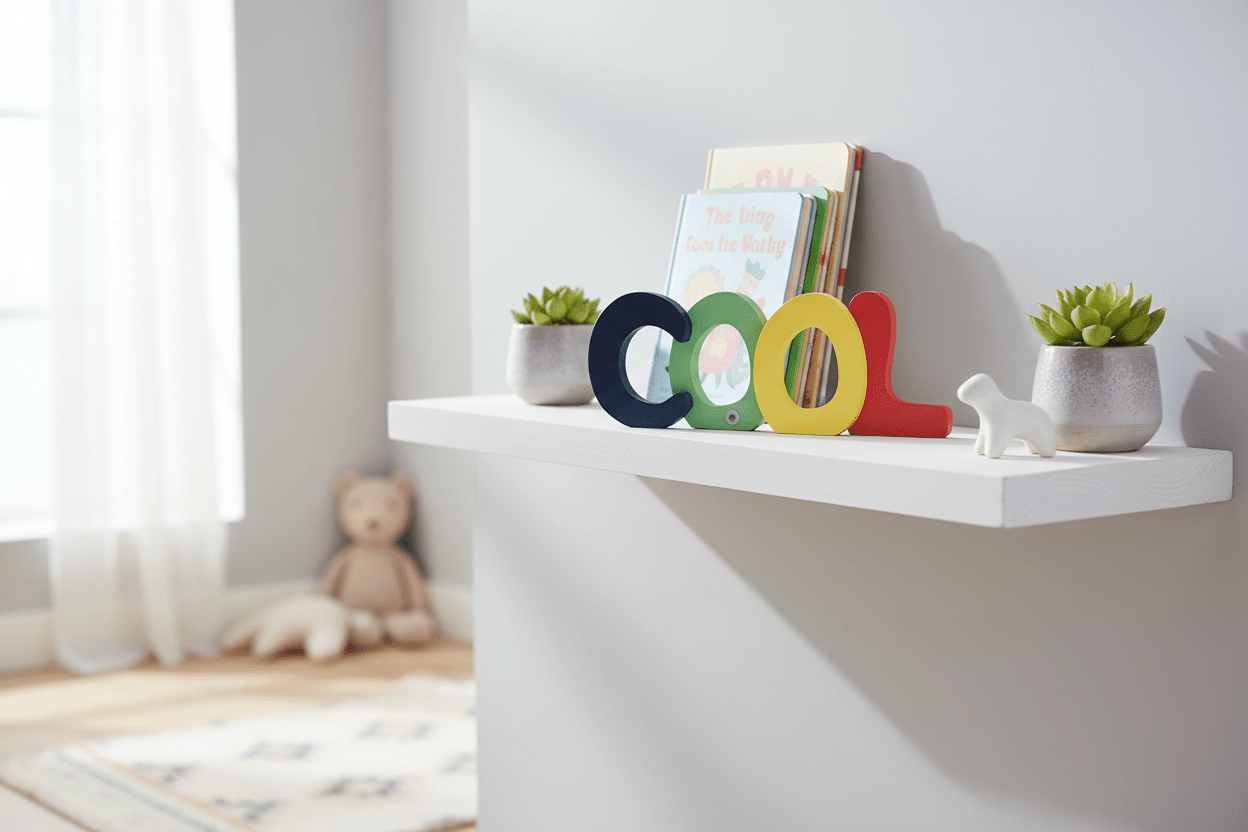 Kids Wooden Cool Sign