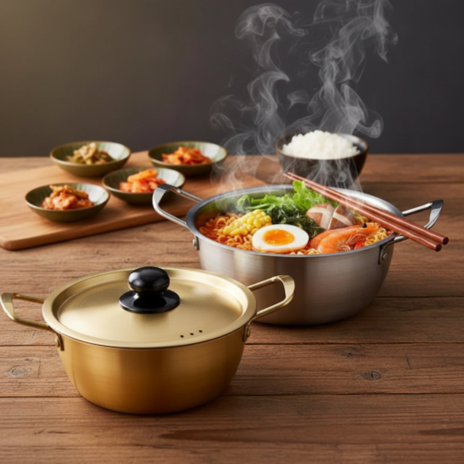Korean Noodle Pot Set Lifestyle