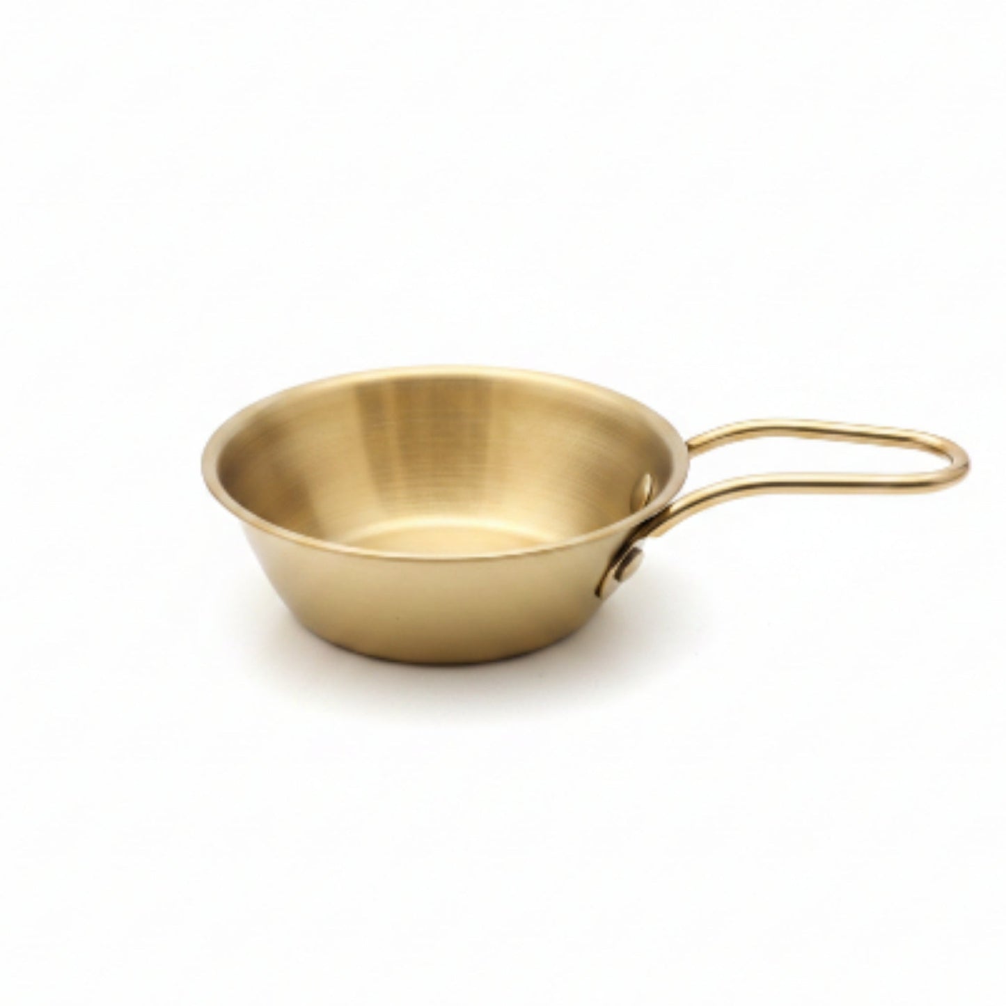 Korean Stainless Steel Serving Bowl - Gold