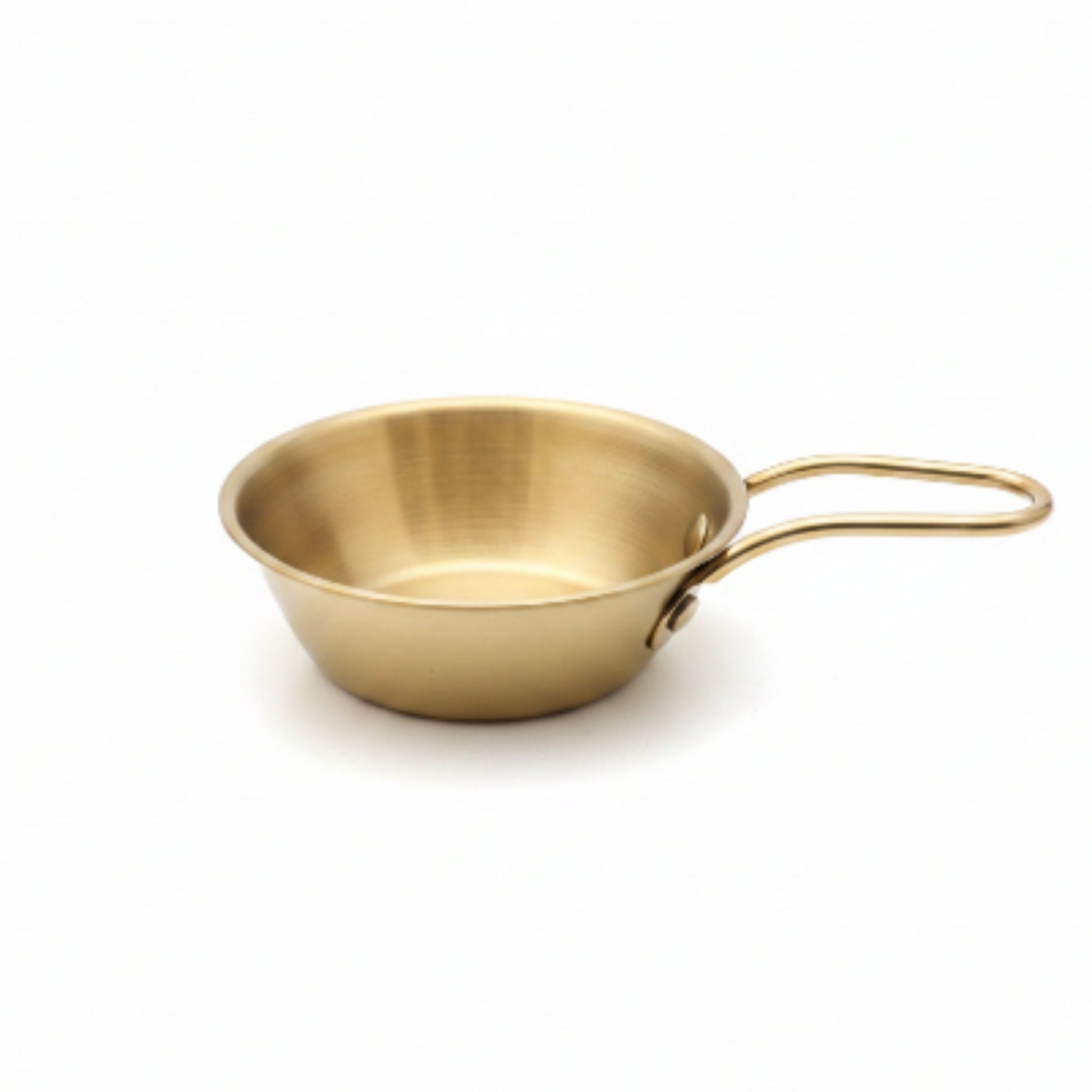 Korean Stainless Steel Serving Bowl - Gold