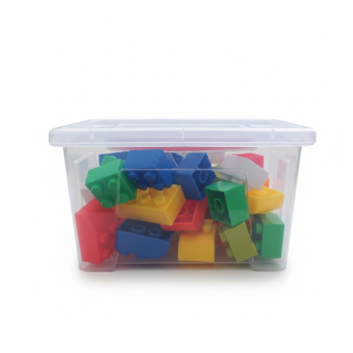 Large Building Blocks In Storage Box 34pc