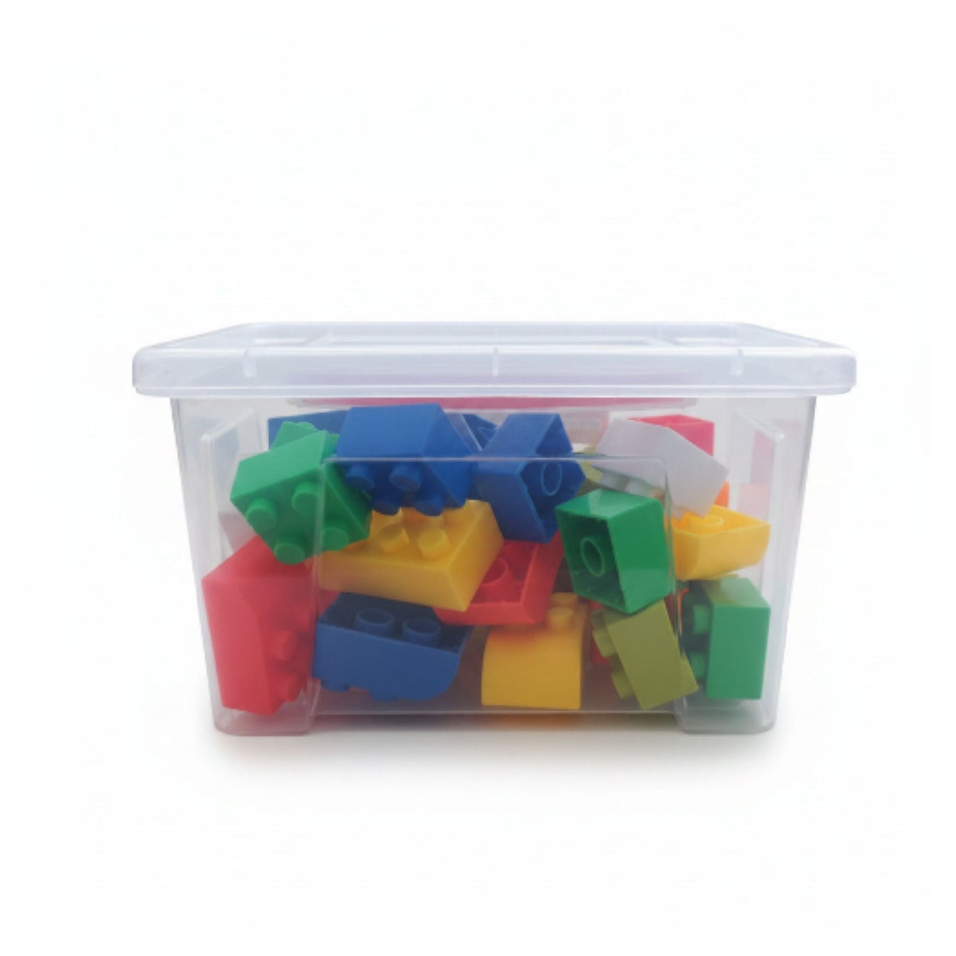 Large Building Blocks In Storage Box 34pc