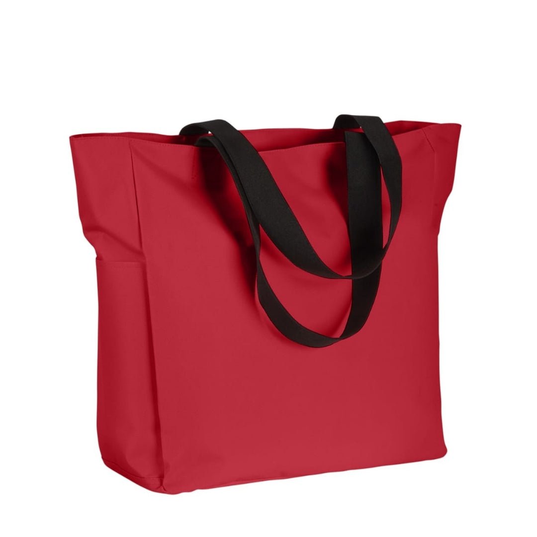 Large Canvas Bag With Zip