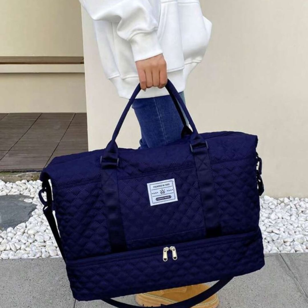 Large Stitched Duffle Bag