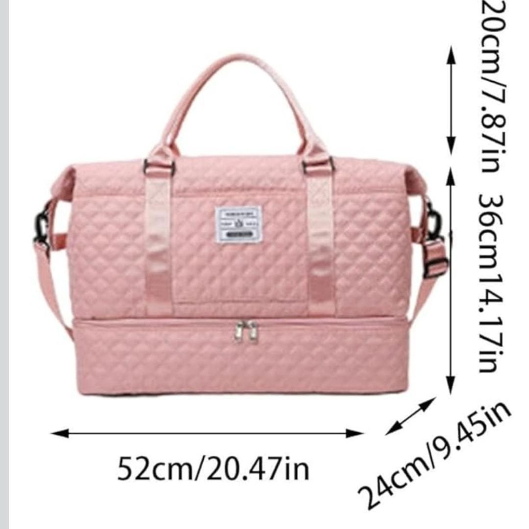 Large Stitched Duffle Bag