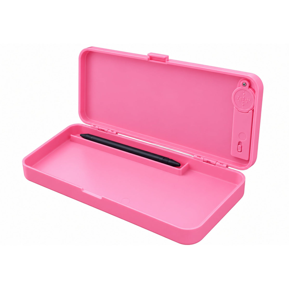 LCD Drawing Pencil Box – Reusable Writing & Doodle Surface With Built-In Stationery Storage – Assorted Colors