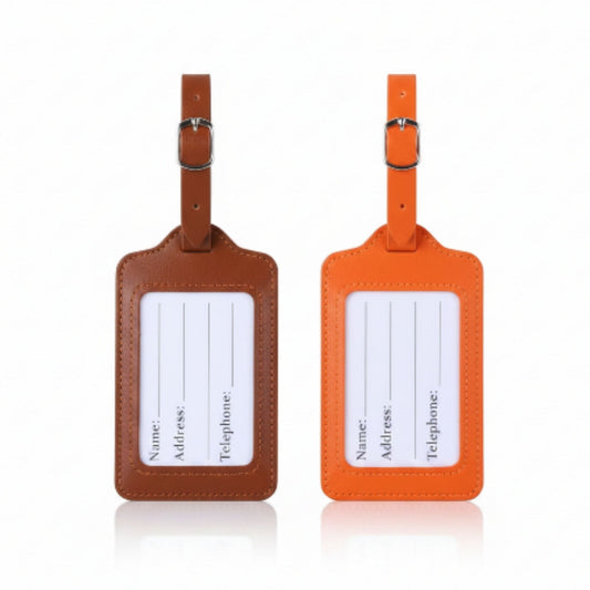 Leather Luggage Name Tags