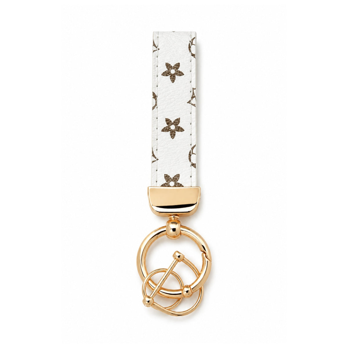 Leatherette Keychain – Stylish Faux Leather Key Ring