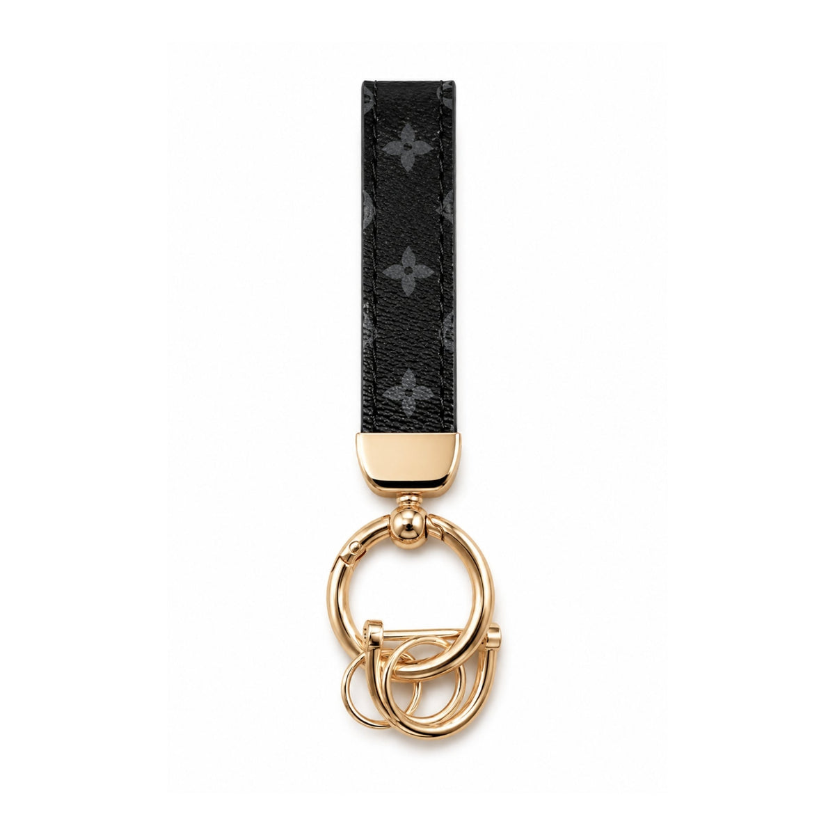 Leatherette Keychain – Stylish Faux Leather Key Ring