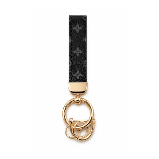 Leatherette Keychain – Stylish Faux Leather Key Ring