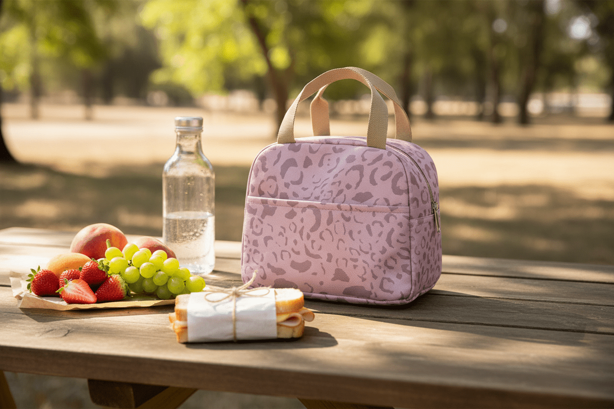 Leopard Insulated Lunch Bag 23x14x20cm