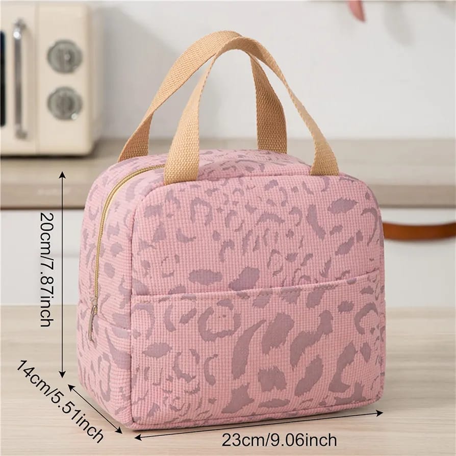 Leopard Insulated Lunch Bag 23x14x20cm