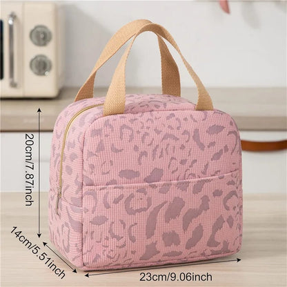 Leopard Insulated Lunch Bag 23x14x20cm