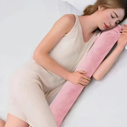 Long Hot Water Bottle – Extra Long Heat Therapy Bottle with Soft Cover