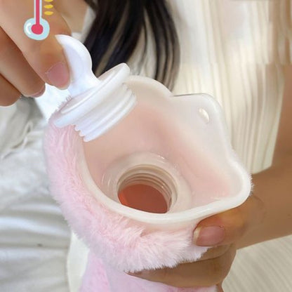 Long Hot Water Bottle – Extra Long Heat Therapy Bottle with Soft Cover