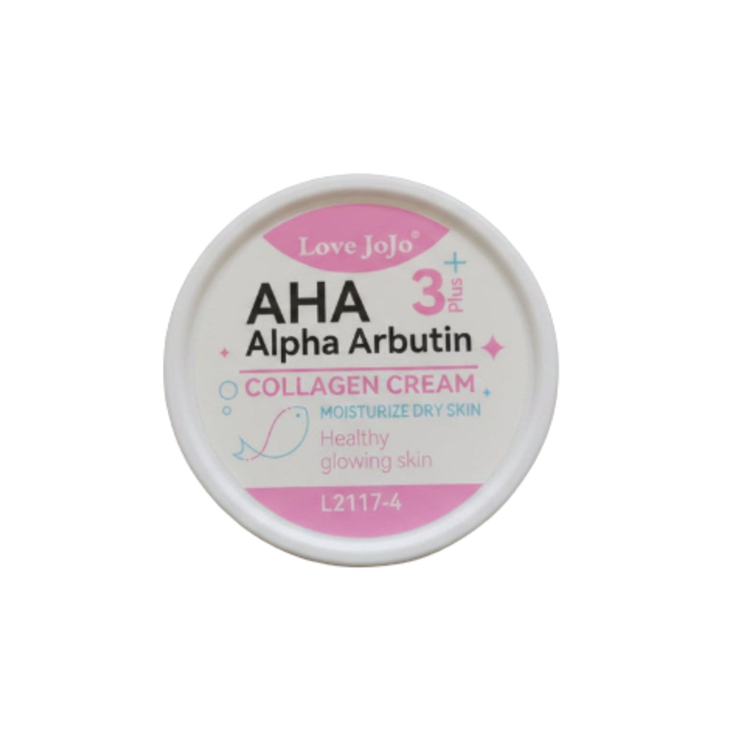 Love JoJo AHA Alpha Arbutin 3+ Collagen Cream - Radiant Skin Moisturizer 120g
