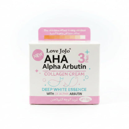 Love JoJo AHA Alpha Arbutin 3+ Collagen Cream - Radiant Skin Moisturizer 120g