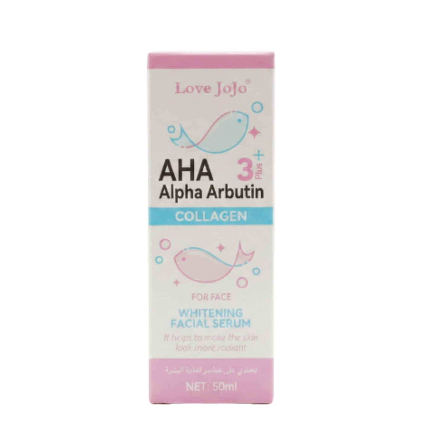 Love JoJo AHA Alpha Arbutin 3+ Whitening Facial Serum – 50ml