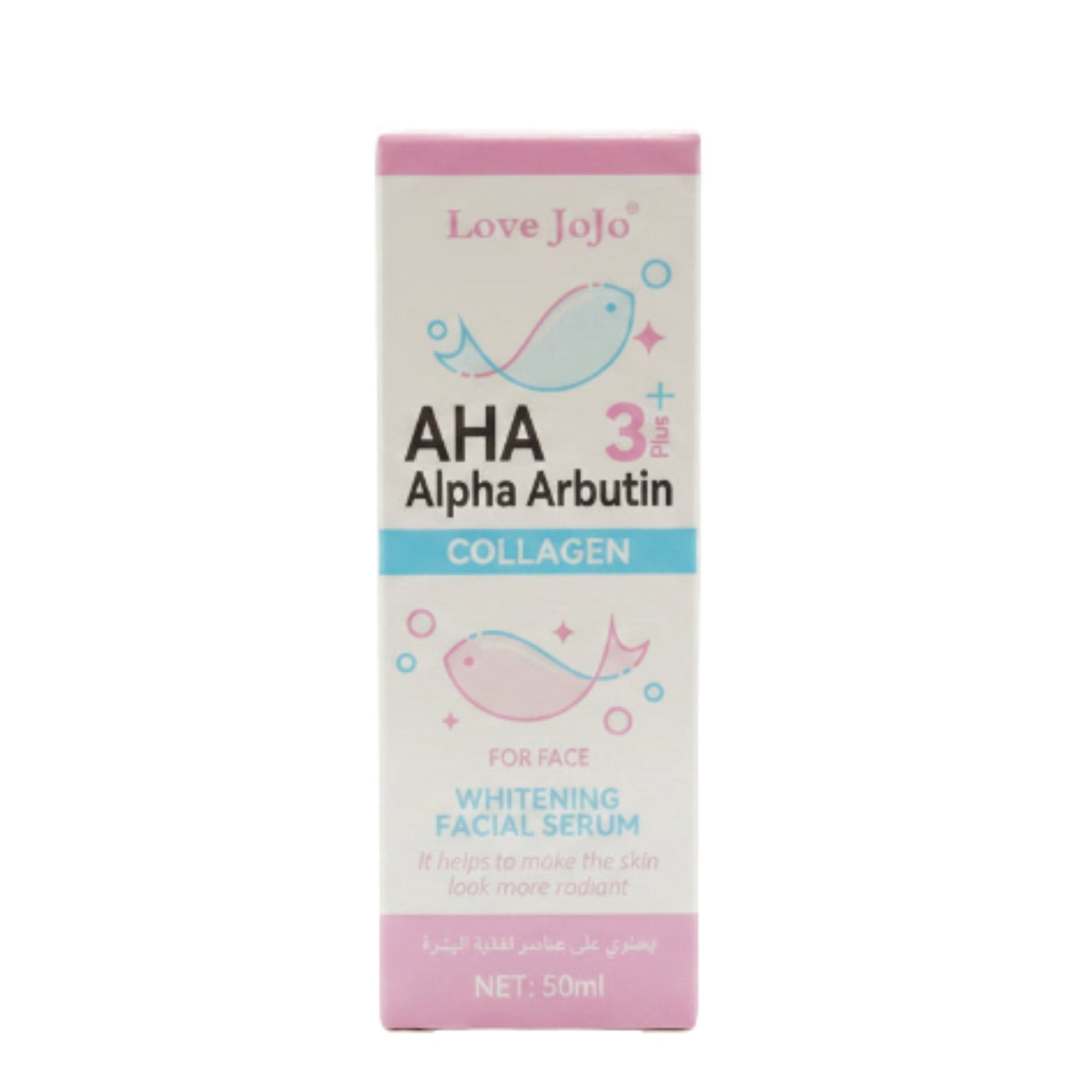 Love JoJo AHA Alpha Arbutin 3+ Whitening Facial Serum – 50ml