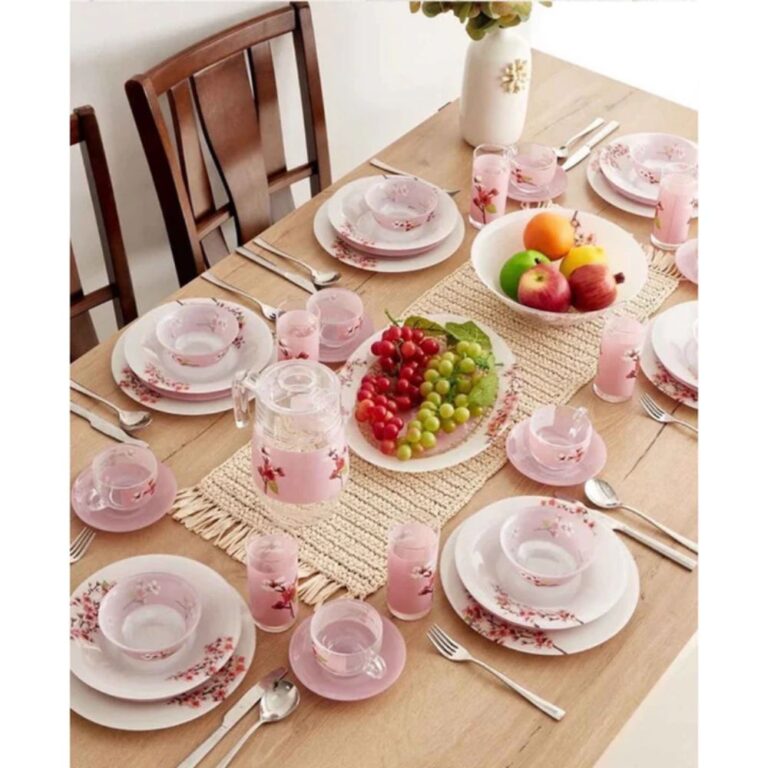 Luminarc Ambi Rose 46 - Piece Dinner Set