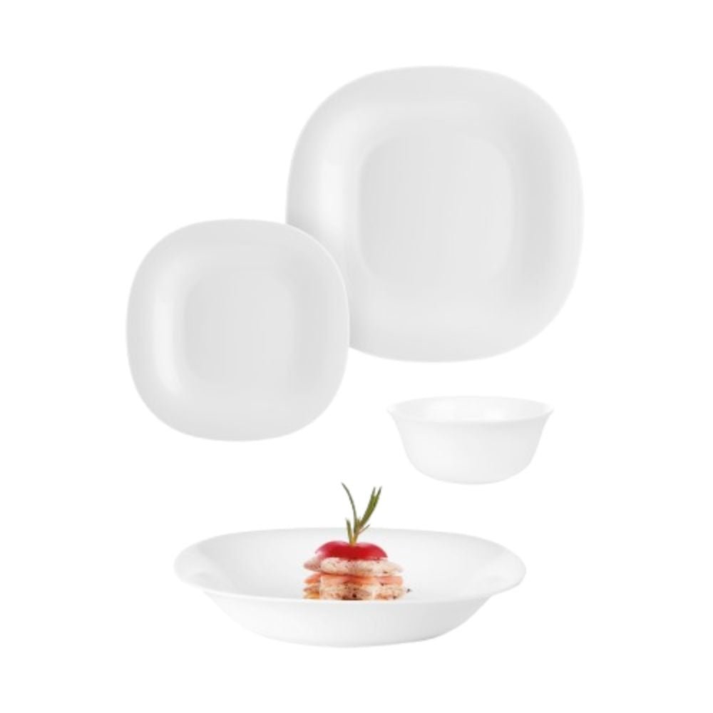Luminarc Neo Carine White 16 - Piece Dinner Set