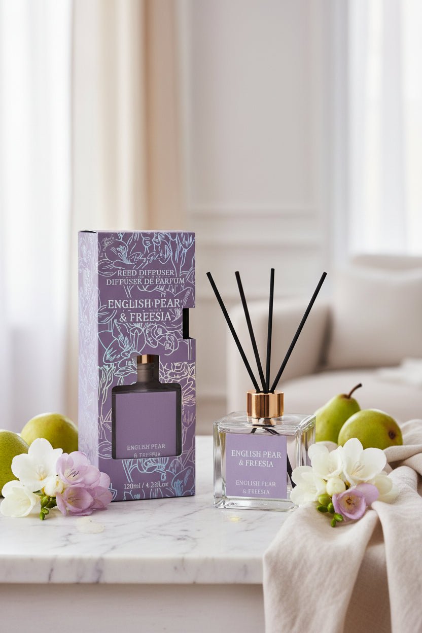 Luxury Reed Diffuser - English Pear & Freesia